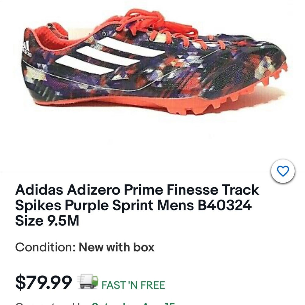 Adidas track spikes